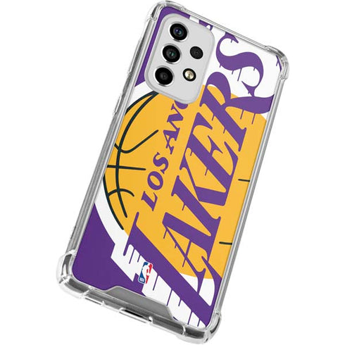 NBA Los Angeles Lakers Large Logo Galaxy A53 5G Clear Case