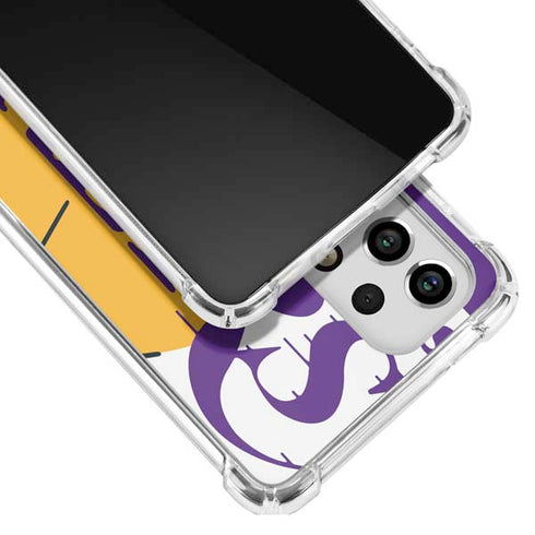 NBA Los Angeles Lakers Large Logo Galaxy A53 5G Clear Case
