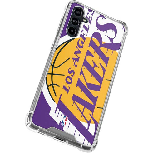 NBA Los Angeles Lakers Large Logo Galaxy A54 5G Clear Case
