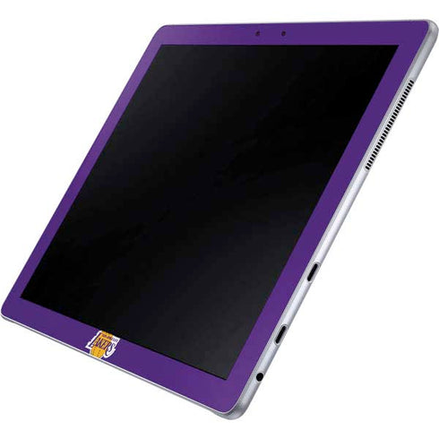 NBA Los Angeles Lakers Large Logo Galaxy Book 12in Skin