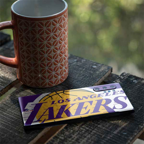 NBA Los Angeles Lakers Large Logo Galaxy Note 10 Plus Skin