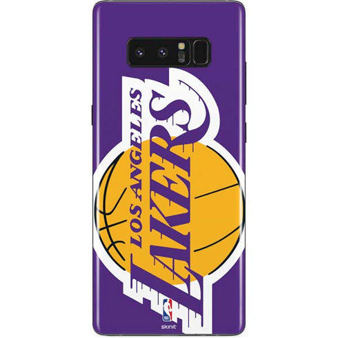 NBA Los Angeles Lakers Large Logo Galaxy Note 8 Skin