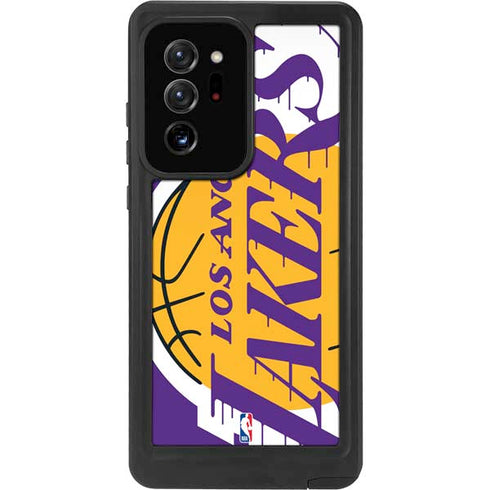 NBA Los Angeles Lakers Large Logo Galaxy Note20 Ultra 5G Waterproof Case