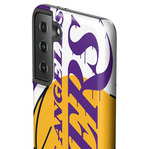 NBA Los Angeles Lakers Large Logo Galaxy S21 FE Pro Case