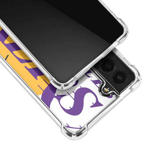 NBA Los Angeles Lakers Large Logo Galaxy S21 Plus 5G Clear Case