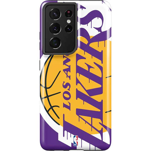 NBA Los Angeles Lakers Large Logo Galaxy S21 Ultra 5G Pro Case