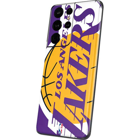 NBA Los Angeles Lakers Large Logo Galaxy S21 Ultra 5G Skin
