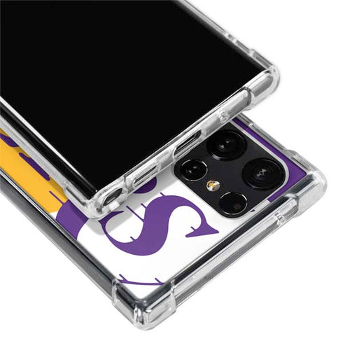 NBA Los Angeles Lakers Large Logo Galaxy S22 Ultra Clear Case