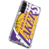 NBA Los Angeles Lakers Large Logo Galaxy S23 Plus Clear Case