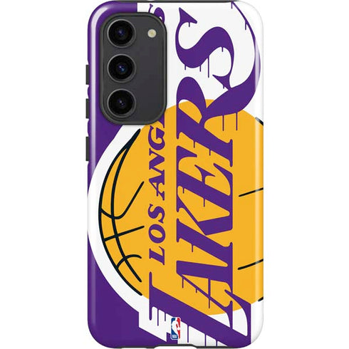 NBA Los Angeles Lakers Large Logo Galaxy S23 Plus Pro Case