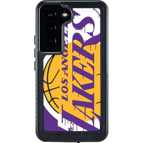 NBA Los Angeles Lakers Large Logo Galaxy S23 Waterproof Case