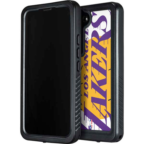 NBA Los Angeles Lakers Large Logo Galaxy S23 Waterproof Case
