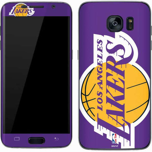 NBA Los Angeles Lakers Large Logo Galaxy S7 Skin