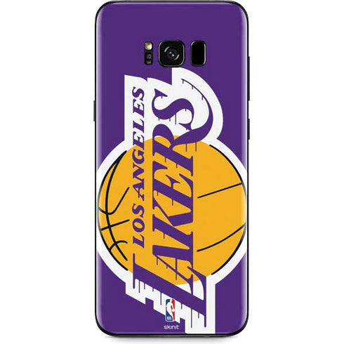 NBA Los Angeles Lakers Large Logo Galaxy S8 Skin