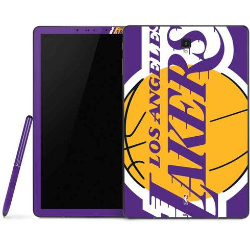 NBA Los Angeles Lakers Large Logo Samsung Galaxy Tab Skin