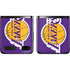 NBA Los Angeles Lakers Large Logo Galaxy Z Flip Skin