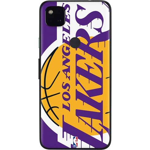 NBA Los Angeles Lakers Large Logo Google Pixel 4a Skin