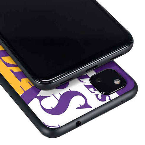 NBA Los Angeles Lakers Large Logo Google Pixel 4a Skin