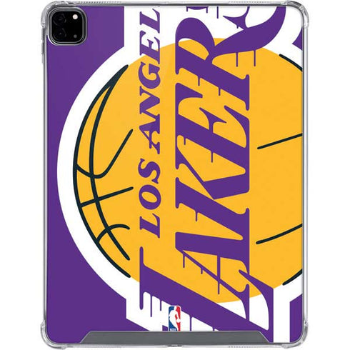 NBA Los Angeles Lakers Large Logo iPad Pro 12.9in (2020) Clear Case