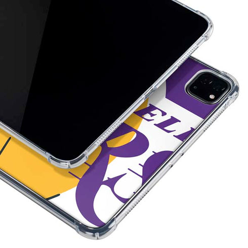 NBA Los Angeles Lakers Large Logo iPad Pro 12.9in (2020) Clear Case