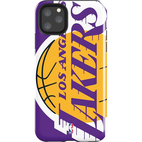NBA Los Angeles Lakers Large Logo iPhone 11 Pro Max Impact Case