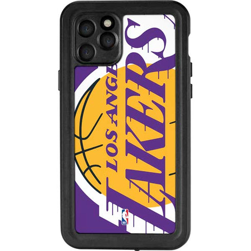NBA Los Angeles Lakers Large Logo iPhone 11 Pro Waterproof Case