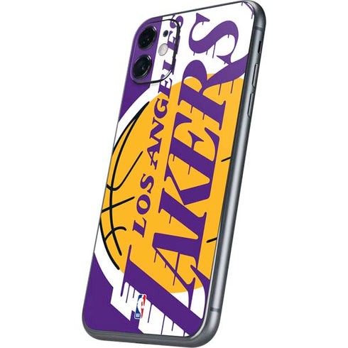 NBA Los Angeles Lakers Large Logo iPhone 11 Skin