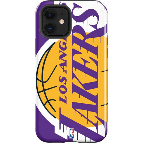 NBA Los Angeles Lakers Large Logo iPhone 12 Impact Case