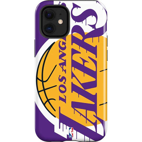 NBA Los Angeles Lakers Large Logo iPhone 12 Mini Impact Case