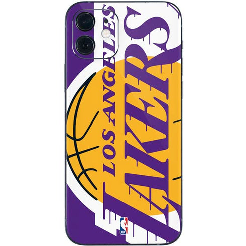 NBA Los Angeles Lakers Large Logo iPhone 12 Mini Skin