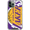 NBA Los Angeles Lakers Large Logo iPhone 12 Pro Clear Case