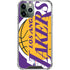 NBA Los Angeles Lakers Large Logo iPhone 12 Pro Max Clear Case