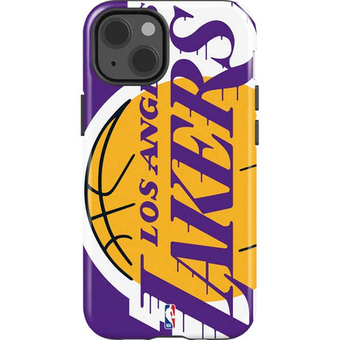 NBA Los Angeles Lakers Large Logo iPhone 15 Impact Case