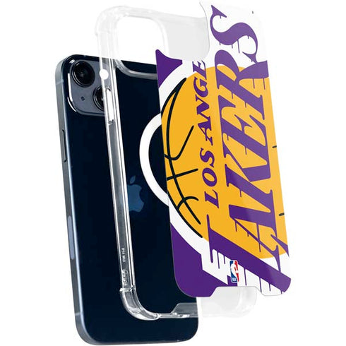 NBA Los Angeles Lakers Large Logo iPhone 15 Plus MagSafe Case
