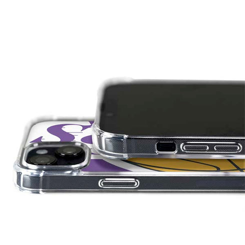 NBA Los Angeles Lakers Large Logo iPhone 15 Plus MagSafe Case