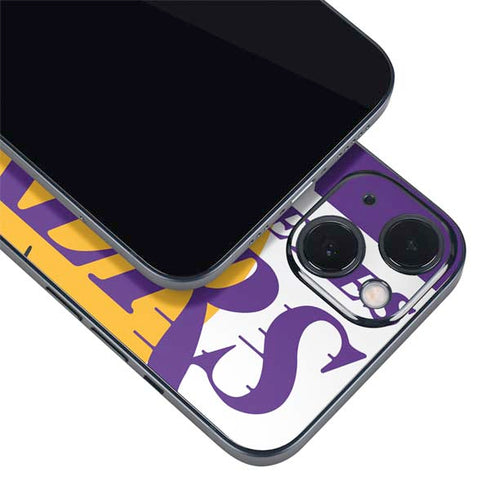 NBA Los Angeles Lakers Large Logo iPhone 15 Plus Skin