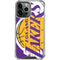 NBA Los Angeles Lakers Large Logo iPhone 15 Pro Max Clear Case