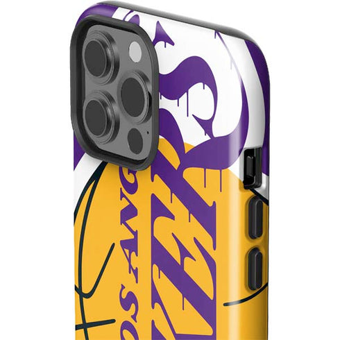 NBA Los Angeles Lakers Large Logo iPhone 15 Pro Max Impact Case