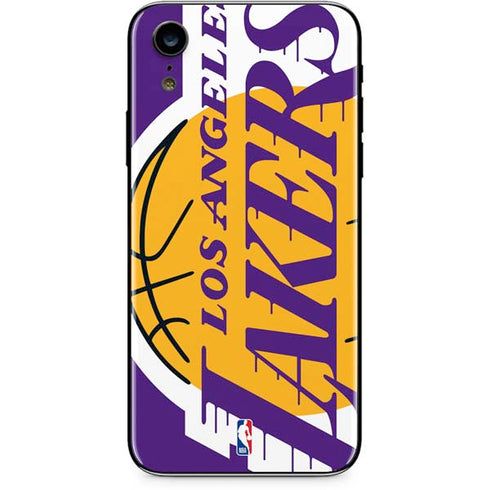 NBA Los Angeles Lakers Large Logo iPhone XR Skin