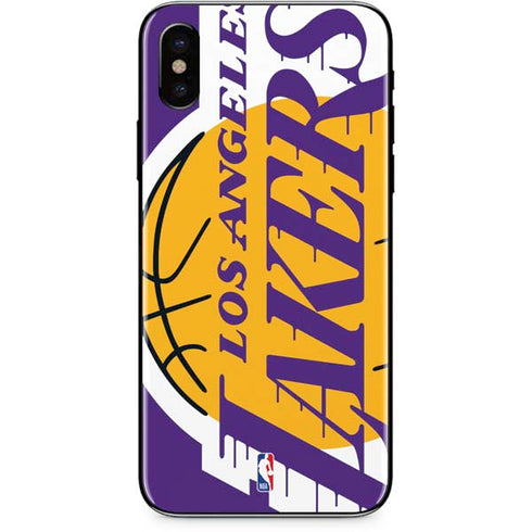 NBA Los Angeles Lakers Large Logo iPhone XS Max Skin