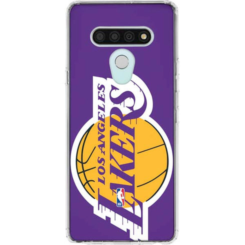 NBA Los Angeles Lakers Large Logo LG Stylo 6 Clear Case