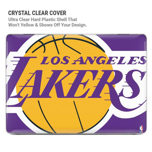 NBA Los Angeles Lakers Large Logo MacBook Pro 16in (2021-25) Case plus Skin
