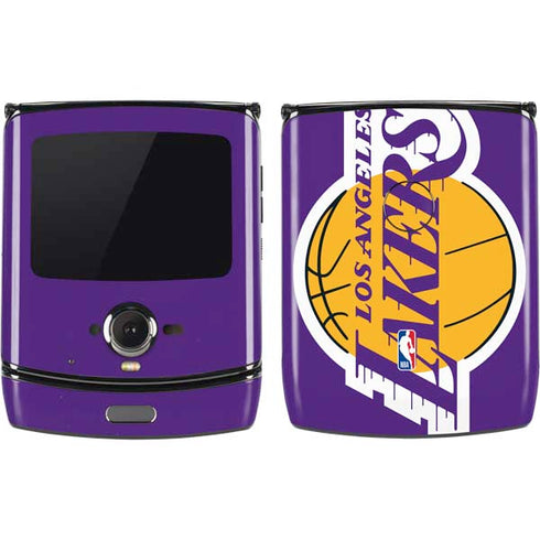 NBA Los Angeles Lakers Large Logo Motorola RAZR Skin