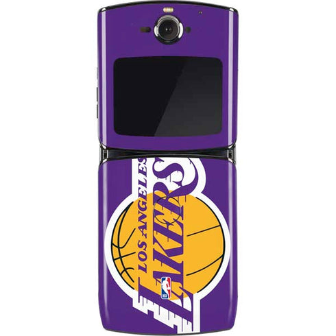 NBA Los Angeles Lakers Large Logo Motorola RAZR Skin