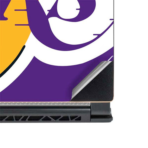 NBA Los Angeles Lakers Large Logo MSI GS65 Stealth Laptop Skin