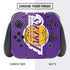 NBA Los Angeles Lakers Large Logo Nintendo Switch Bundle Skin