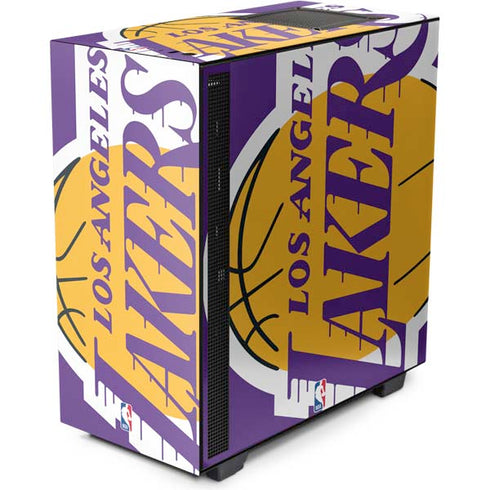 NBA Los Angeles Lakers Large Logo NZXT H510 Compact ATX Mid-Tower Case Skin