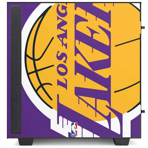 NBA Los Angeles Lakers Large Logo NZXT H510 Compact ATX Mid-Tower Case Skin