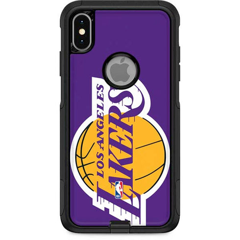 NBA Los Angeles Lakers Large Logo Otterbox Commuter iPhone Skin