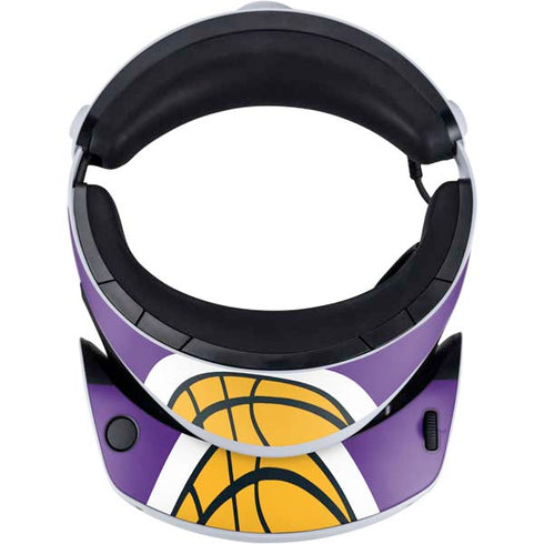 NBA Los Angeles Lakers Large Logo PlayStation VR2 Skin